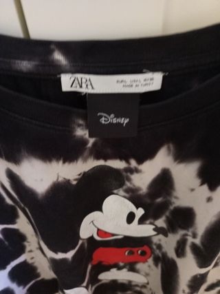 Camiseta Mickey Mouse Zara tie-dye