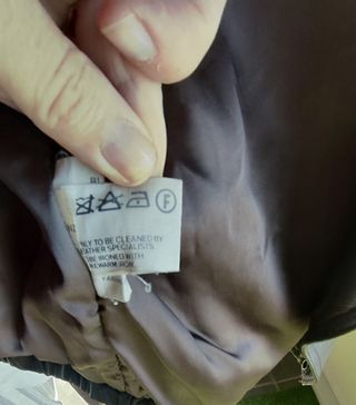 Cazadora piel de vacuno marrón talla 44