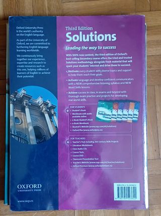 LIBRO INGLÉS STUDENT'S BOOK