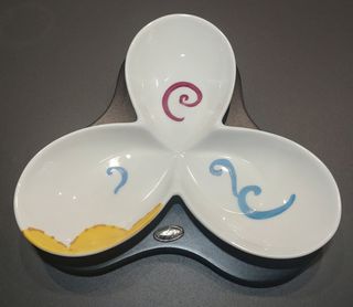 Antipastiera Argenti 3 scomparti