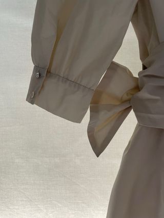 Vestido Zara beige talla S