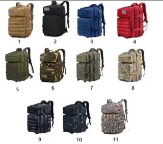 Mochila táctica gris 30L impermeable