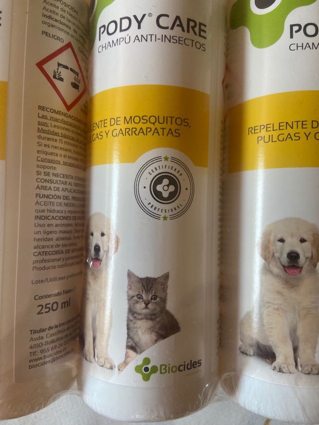 Champú anti-insectos Pody Care (x3) 