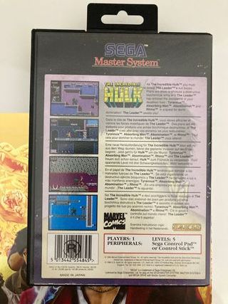 Sega Master System - The Incredible Hulk