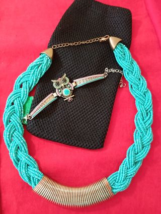 Collar y Pulsera Turquesa Vintage