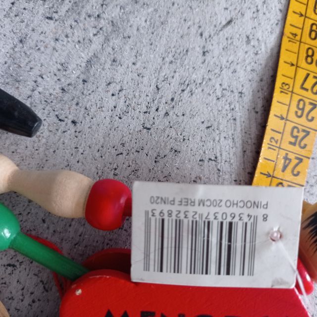 Marioneta Pinocho madera vintage