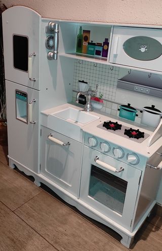 Cocina juguete madera infantil Medidas:102x92x29