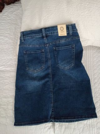 Falda vaquera Losdo - Azul