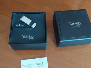 Fermacravatta Yukiko Uomo metallo