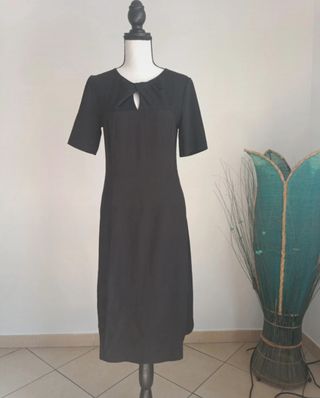 Abito nero corto Paris fashion