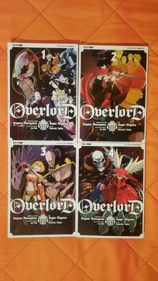 OVERLORD, primi 4 volumi