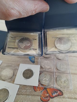  20 Monete Regno Italia e Repubblica  IN ARGENTO 