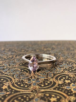 Anillo de Amatista Lavanda, plata 1ar. Ley 925 