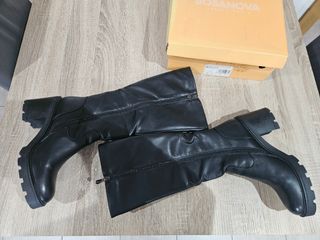 Botas altas negras Bosanova
