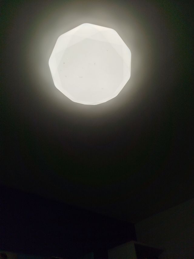 Lampara plafon LED blanca + mando