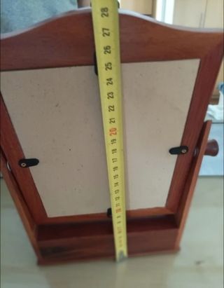 Joyero espejo madera tallado