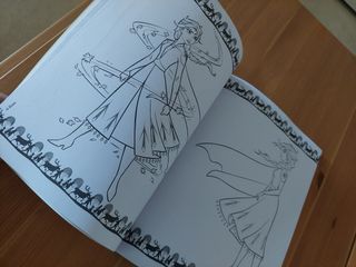 MI PRIMERA LIBRERIA FROZEN M1L y LIBRO DE COLOREAR