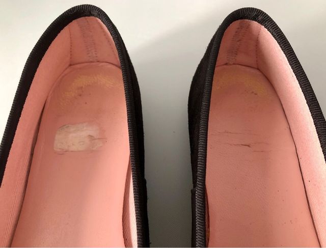 Manoletinas negras de ante