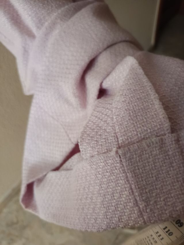 Conjunto chaqueta y vestido rosa