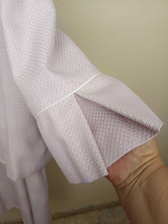 Conjunto chaqueta y vestido rosa