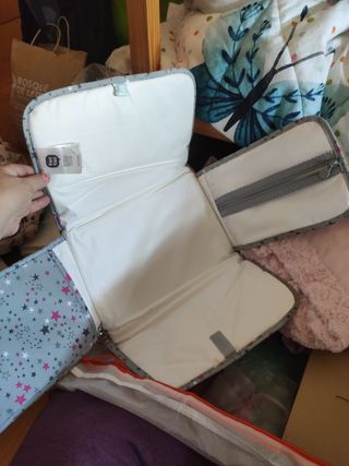 Cambiador Tuc Tuc - Estrellas Gris rosa