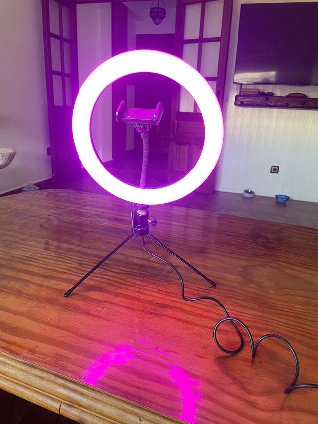Aro luz LED con tripode