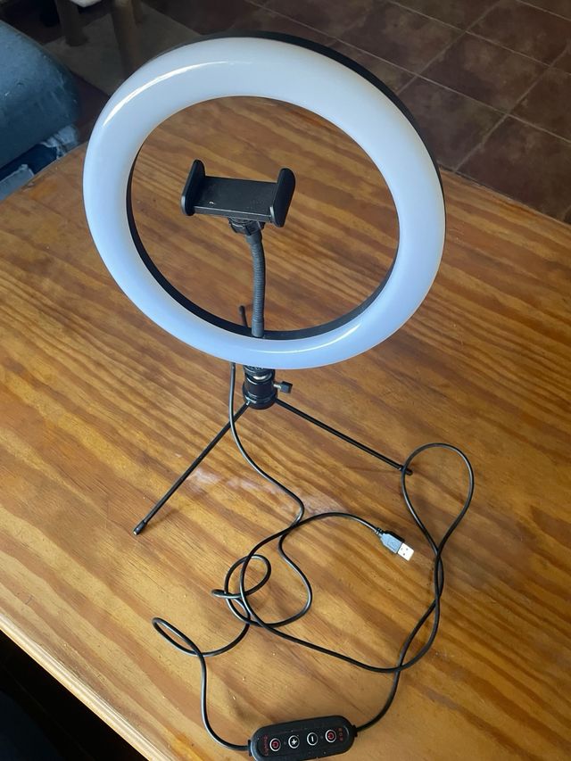 Aro luz LED con tripode