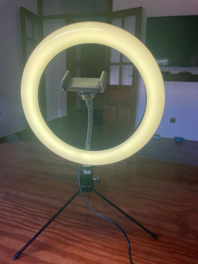 Aro luz LED con tripode