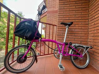 Brompton M6L Berry Crush + Kit Elettrico 11Ah