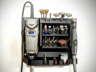 Soporte para Dremel y los accesorios