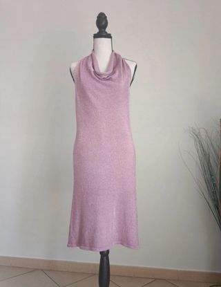 Abito laminato rosa Guess