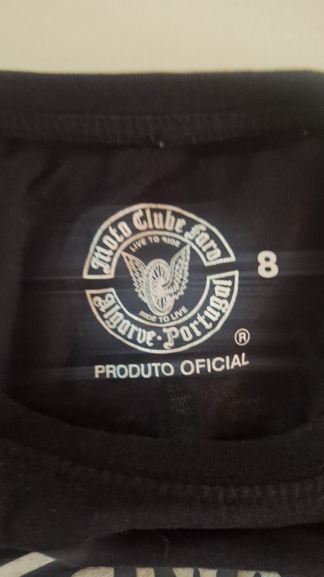 Camisetas Moto Club Faro niño 8 años