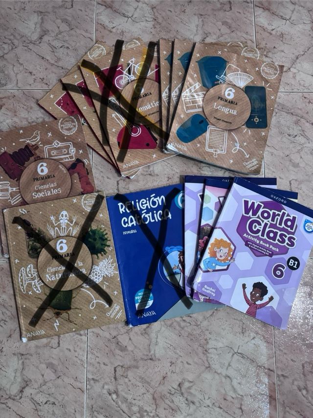 libros de sexto de primaria Villa de Navalcarnero