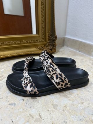 Sandalias Zara - leopardo