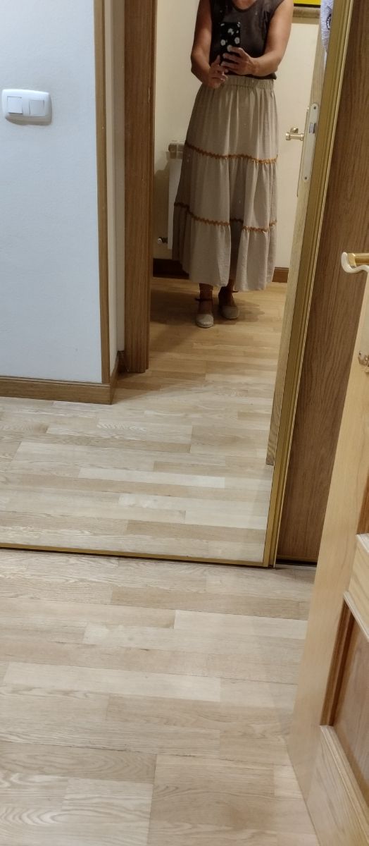 Falda larga de verano