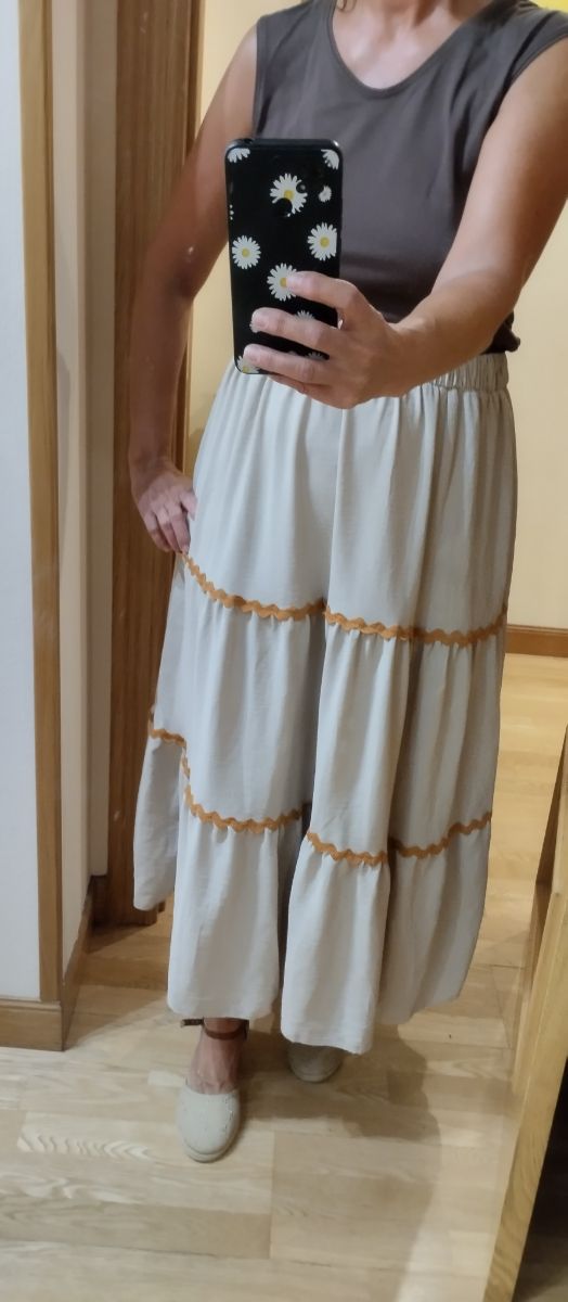 Falda larga de verano