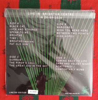 VINILO DAVID GILMOUR BRIGHTON CALLING NUEVO FLOYD
