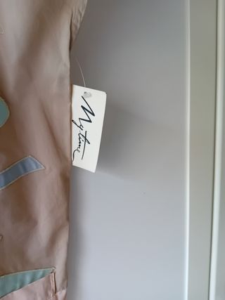 Vestito estivo beige e rosa