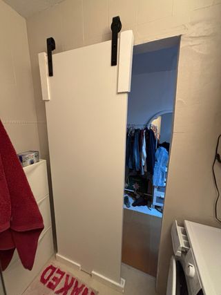 Puerta corredera blanca -  Habitación