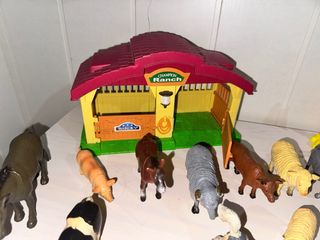 Animales, muñecos y accesorios de granja