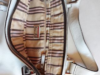 Shopping bag Coccinelle originale in pelle bianca