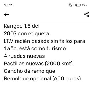 Renault Kangoo 2007