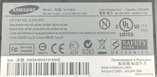 Monitor Samsung - 2433BW