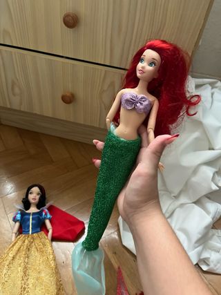 Muñecas Disney: Blancanieves y Ariel