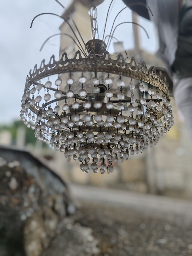 Ragno vintage in cristallo