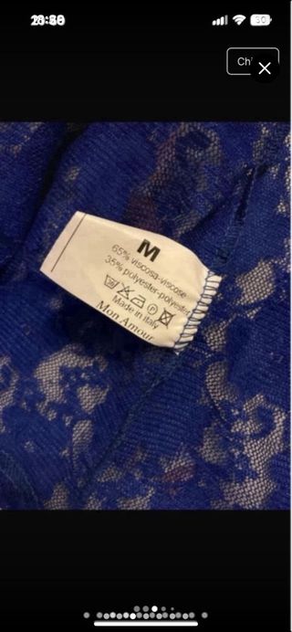 Cardigan pizzo blu & jeans OlTRE