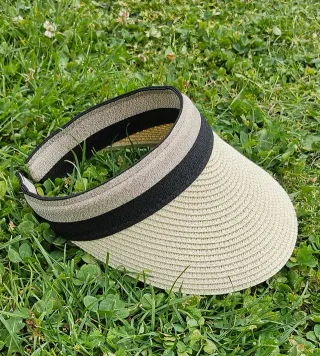 Sombrero Visera para el Sol Verano Pamela de Paja