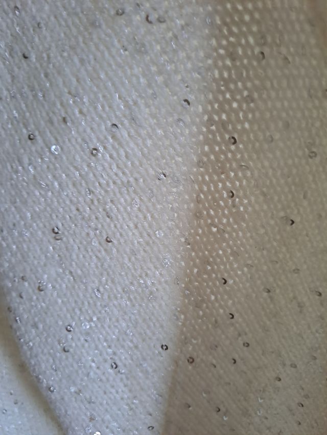 Casacca elegante bianco argento