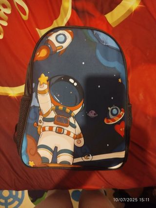 Mochila infantil astronauta