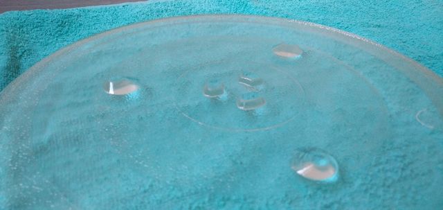 Plato cristal microondas grande